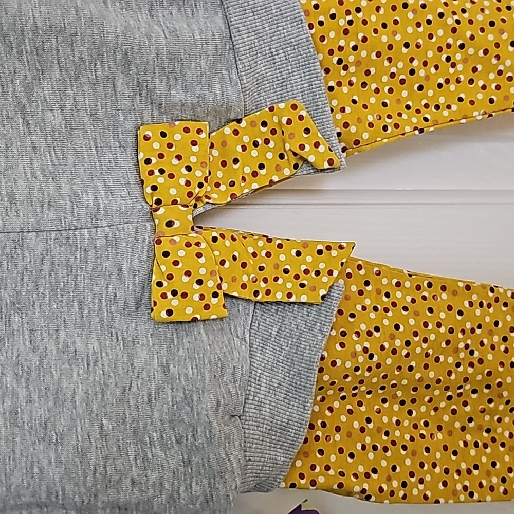 Blueberi Blvd Gray and Yellow Outfit Kid's Top Size 4T Pants Size 5 - Picture 9 of 13